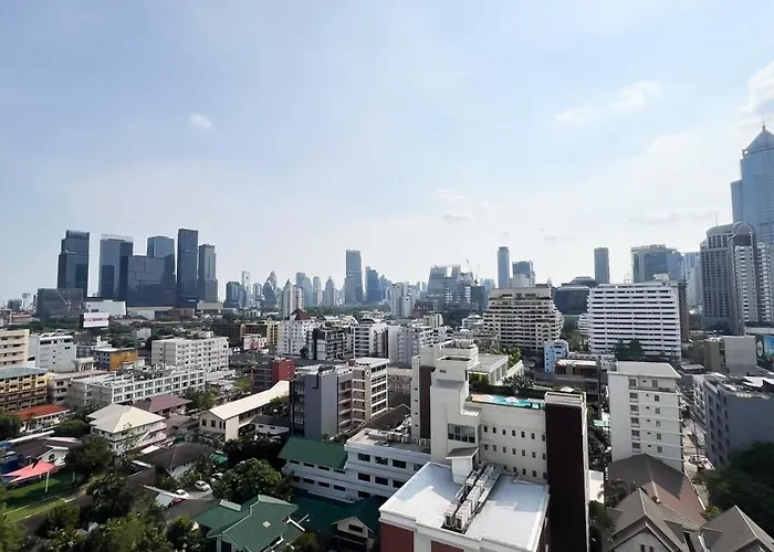 公寓 Elegant And Spacious 2 Bedroom Walk To Bts Nana 曼谷